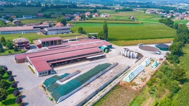 ALLEVAMENTO NORD WEST | NUOVA STALLA 1.600 MQ E BIOGAS 100 KW | CUNEO (PIEMONTE) DJI 0095