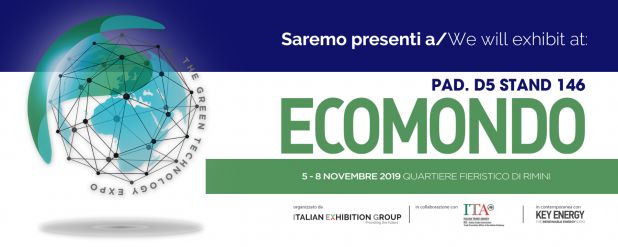 ECOMONDO 2019 - THE GREEN TECHNOLOGY EXPO Ecomondo 2019 homepage OK