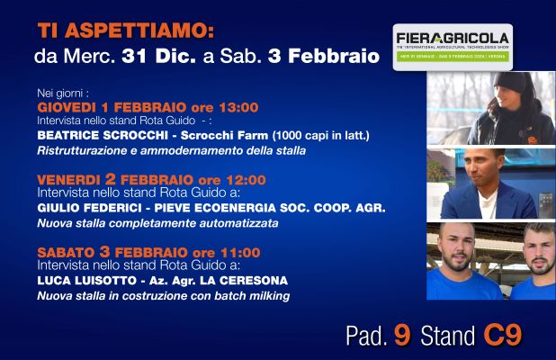 IL TUO BIGLIETTO PER FIERAGRICOLA - 31 GENNAIO/3 FEBBRAIO 2024 FIERAGRICOLA 2024 SITO 05