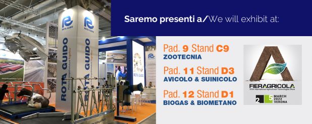 ROTA GUIDO A FIERAGRICOLA A VERONA – 2/5 MARZO 2022 FIERAGRICOLA VERONA 2022