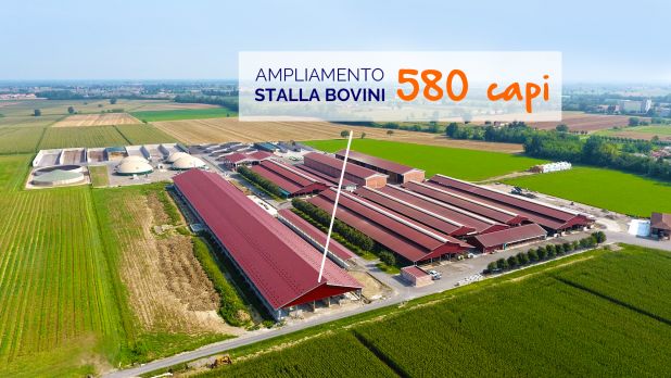 THE EXTENSION OF INTEGRATED LIVESTOCK CENTER for CATTLE "AZ. AGR. FUGAZZA" IS IN PROGRESS Azienda Agricola Fugazza - Allevamento bovini