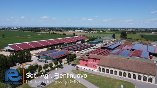 ARCO A 3 CERNIERE DA 252 X 45 METRI DI FIENILNUOVO SOC. AGR. S.S. (PALIDANO DI GONZAGA - MANTOVA) Rota