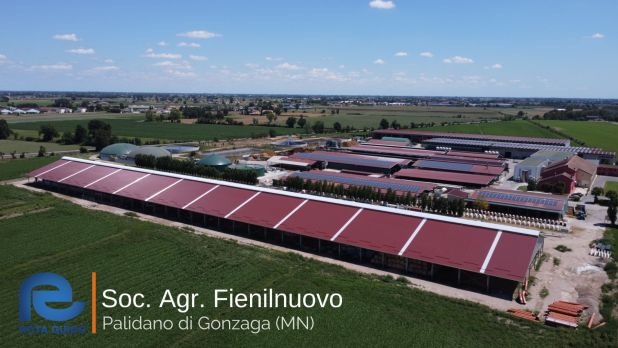 ARCO A 3 CERNIERE DA 252 X 45 METRI DI FIENILNUOVO SOC. AGR. S.S. (PALIDANO DI GONZAGA - MANTOVA) Rota