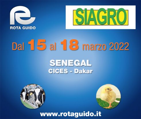 ROTA GUIDO A SIAGRO (SENEGAL) – 15/18 MARZO 2022 Grafica post Siagro 2022