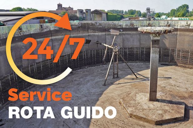 SERVICE DIGESTORI - Svuotamento, pulizia, riparazione e riavviamento digestore Grafica service Intervento digestori 2