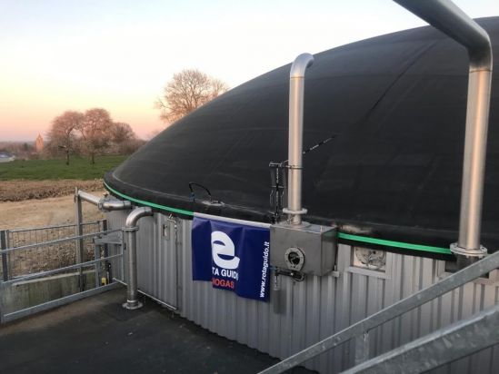 Biogaz plant gaec hulmer