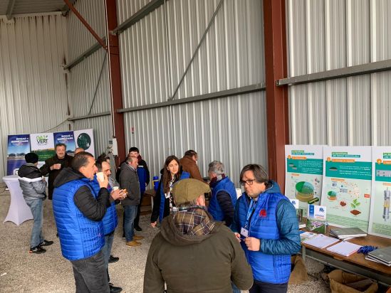 MINISTER OF AGRICULTURE MARC FESNEAU AT THE INAUGURATION OF BIOGAZMER Rota Guido