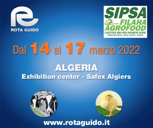 ROTA GUIDO A SIPSA (ALGERIA) – 14/17 MARZO 2022 POST FIERA SIPSA 2022