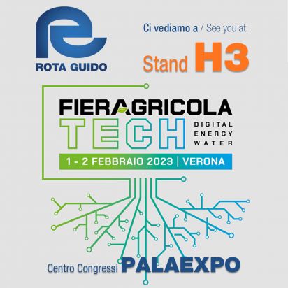 ROTA GUIDO A FIERAGRICOLA TECH – 1 / 2 FEBBRAIO 2023 Rota Guido a Fieragricola Tech