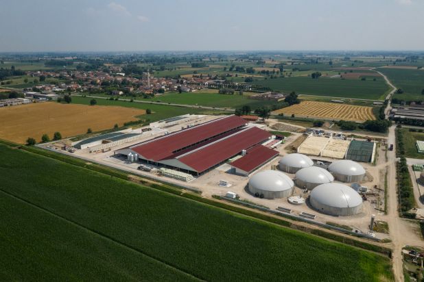 Big farm for milking cows Pieve Ecoenergia