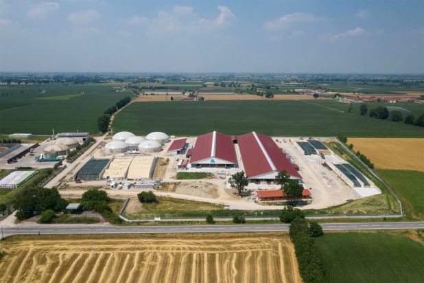 Big farm for milking cows Pieve Ecoenergia