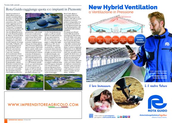ROTA GUIDO RAGGIUNGE QUOTA 100 IMPIANTI BIOGAS IN PIEMONTE - LEGGI L'ARTICOLO red rota imprenditore agricolo ottobre 2021 Copia